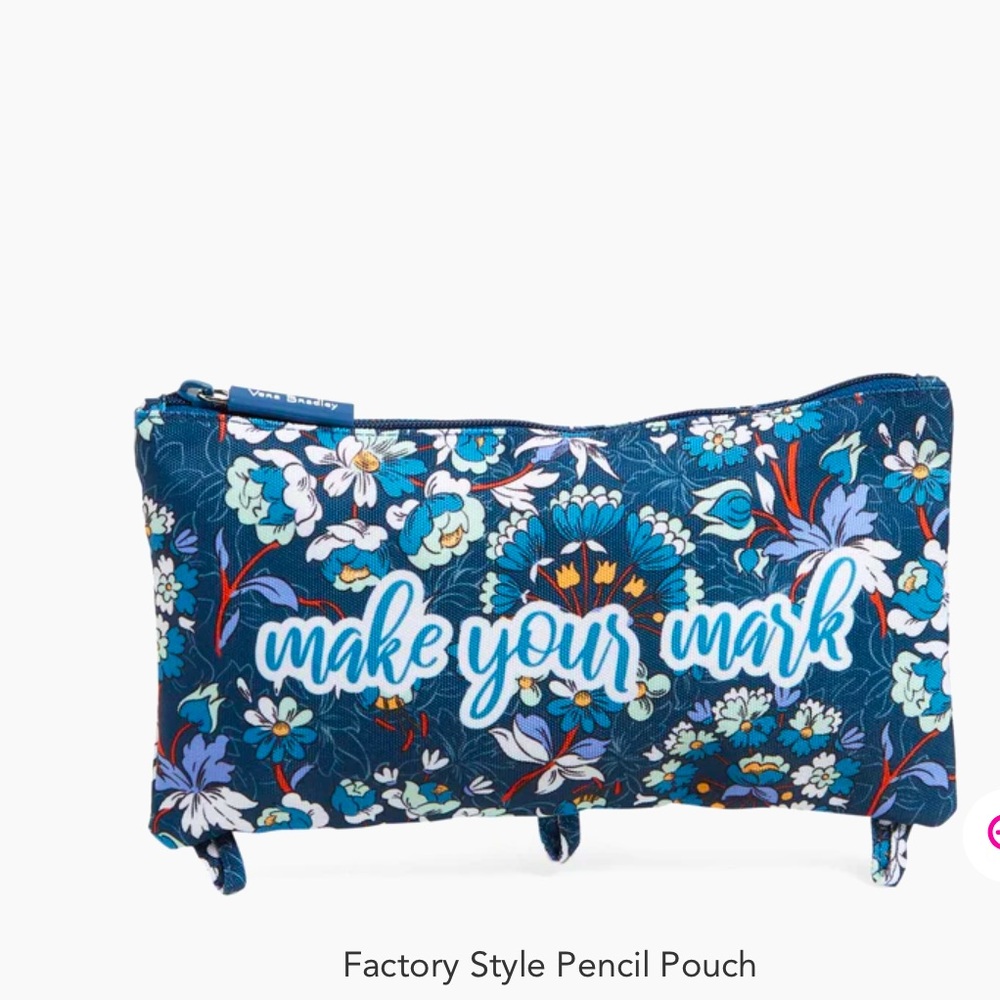 ❣️4/$25❣️ NWT - VERA BRADLEY Factory Style Pencil Pouch in Lighten Up
